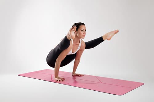 Yoga Mat Liforme Pink Picture of yoga pose