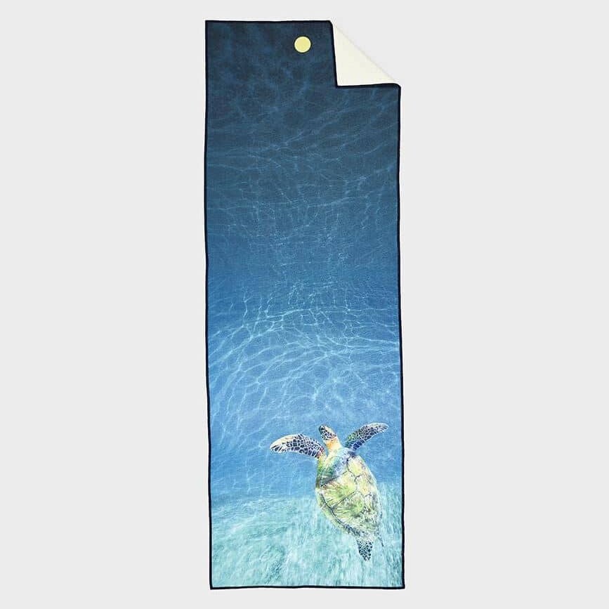 yogitoes Yoga Mat Towel Turtle Sea