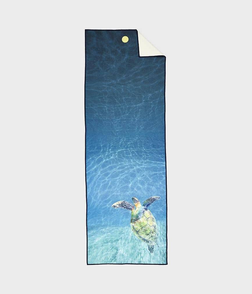yogitoes Yoga Mat Towel Turtle Sea
